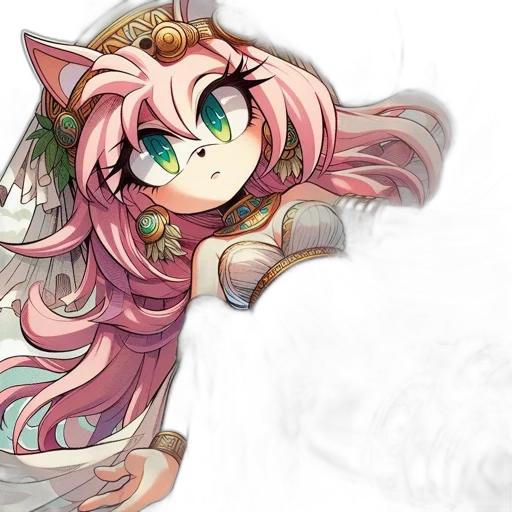 dragon, staff, anime, fantasy art transparent PNG cut-out