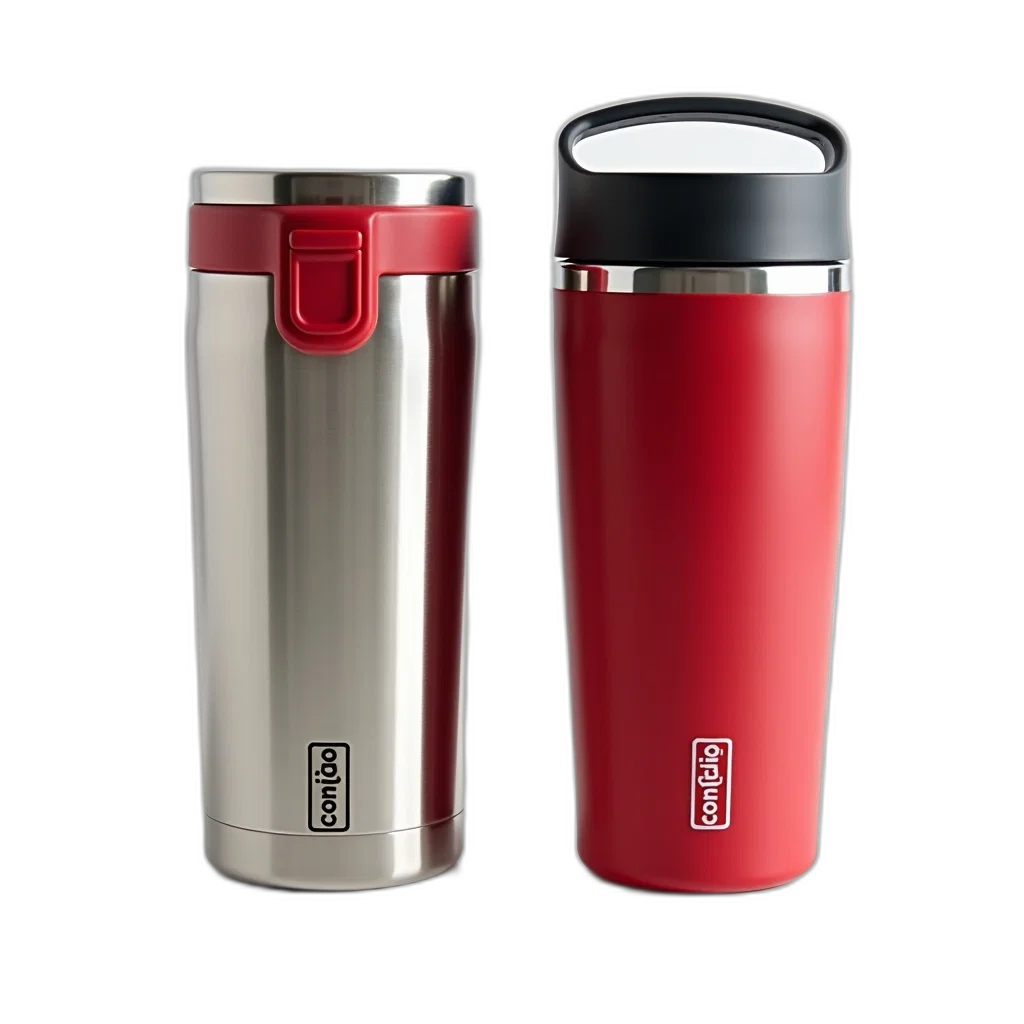 3d render, two, contigo, brand transparent PNG cut-out