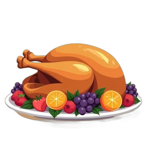food, animal, stylized, illustration transparent PNG cut-out