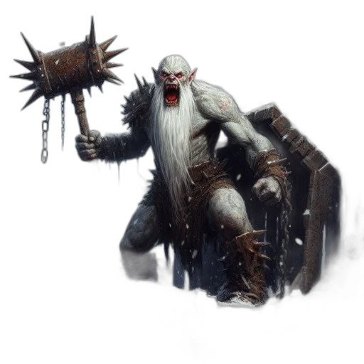 creature, staff, weapon, concept art transparent PNG cut-out