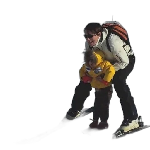 concept art, snow, woman, white transparent PNG cut-out