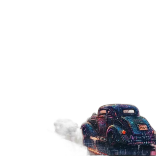 car, robot, weapon, bottle transparent PNG cut-out