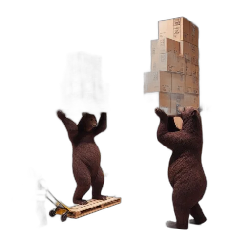 furniture, concept art, 3d render, pixel art transparent PNG cut-out