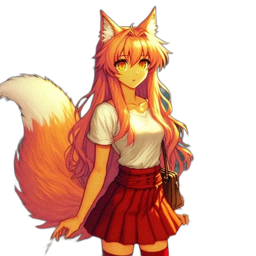 staff, animal, dress, pixel art transparent PNG cut-out