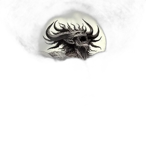 dragon, mask, creature, animal transparent PNG cut-out