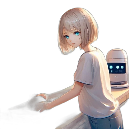 robot, creature, face, mask transparent PNG cut-out