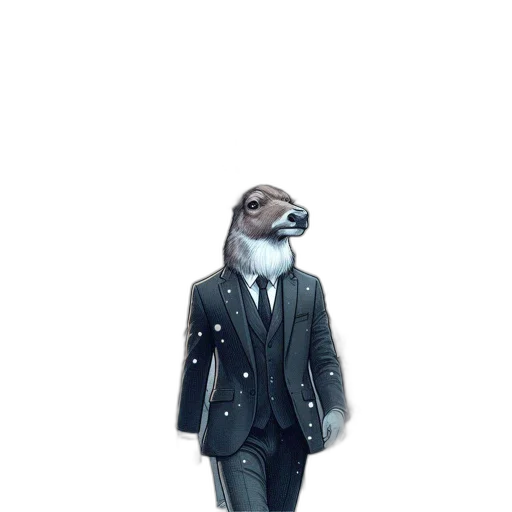 jacket, animal, creature, mask transparent PNG cut-out