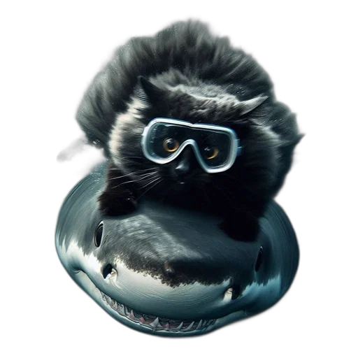animal, creature, hat, staff transparent PNG cut-out