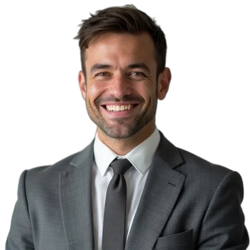 staff, face, jacket, man transparent PNG cut-out