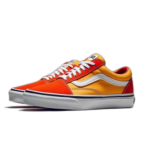 shoes, 3d render, photorealistic, vans transparent PNG cut-out