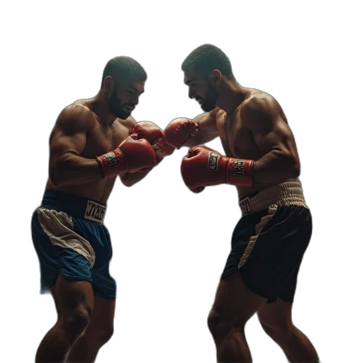 photorealistic, concept art, 3d render, boxer transparent PNG cut-out