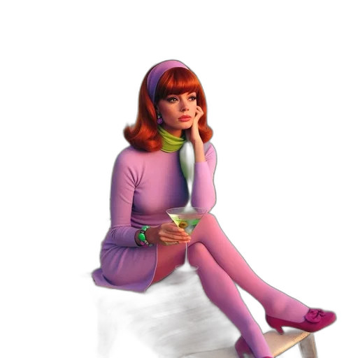 dress, jacket, robot, staff transparent PNG cut-out