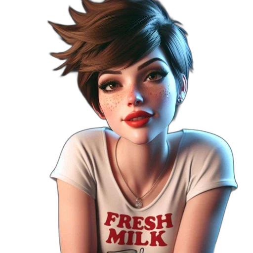 face, comic book art, concept art, photorealistic transparent PNG cut-out