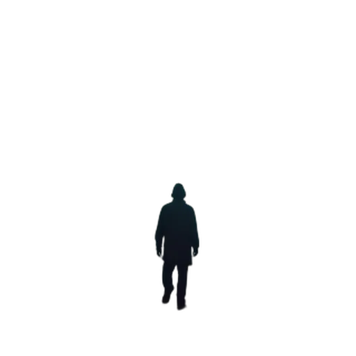 jacket, robot, staff, creature transparent PNG cut-out