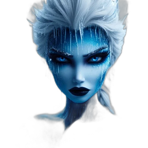 face, mask, creature, fantasy art transparent PNG cut-out