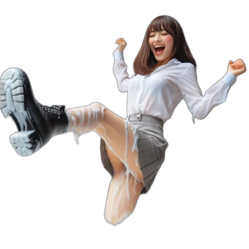 shoes, robot, photorealistic, 3d render transparent PNG cut-out