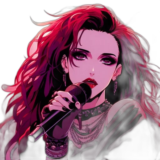 face, jewelry, hair, weapon transparent PNG cut-out