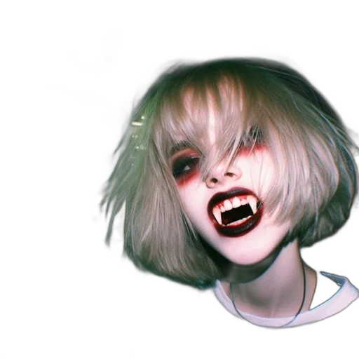 face, hair, creature, mask transparent PNG cut-out
