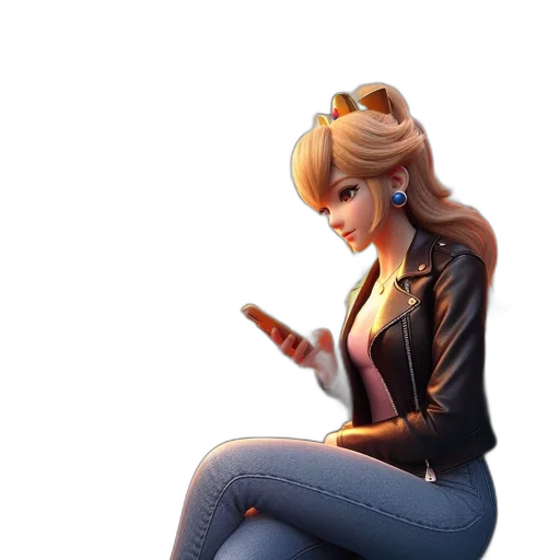 jacket, face, staff, weapon transparent PNG cut-out