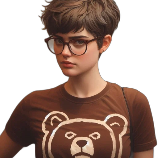 face, photorealistic, concept art, 3d render transparent PNG cut-out