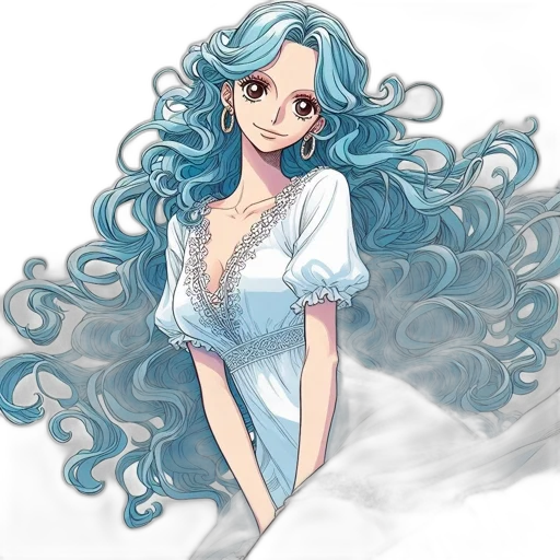 dress, hair, anime, fantasy art transparent PNG cut-out