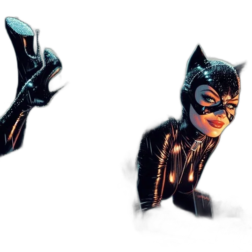 mask, comic book art, concept art, 3d render transparent PNG cut-out
