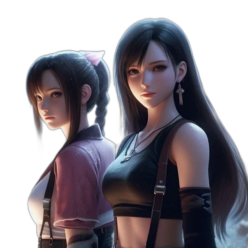 concept art, fantasy art, 3d render, anime transparent PNG cut-out