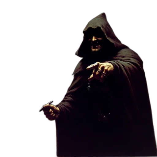 staff, mask, jacket, creature transparent PNG cut-out
