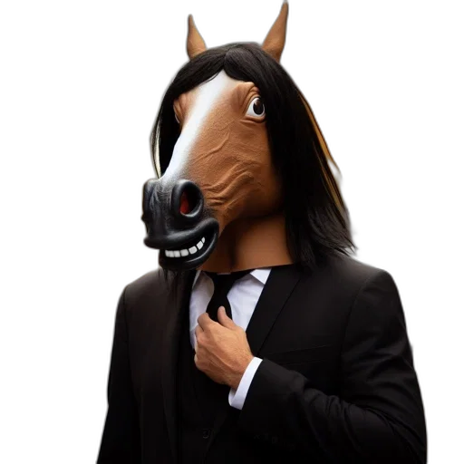 mask, animal, creature, face transparent PNG cut-out