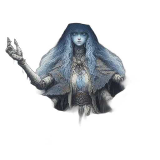 staff, face, dragon, hair transparent PNG cut-out