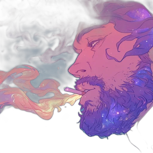 dragon, face, mask, vaporwave transparent PNG cut-out