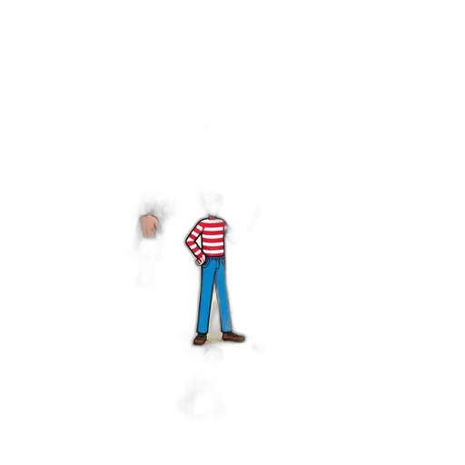hat, jacket, staff, creature transparent PNG cut-out