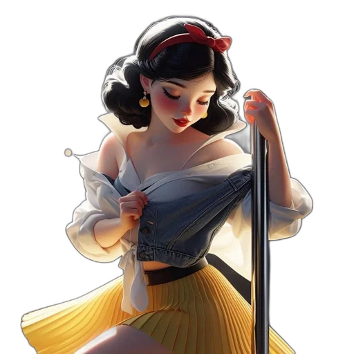 staff, dress, weapon, concept art transparent PNG cut-out