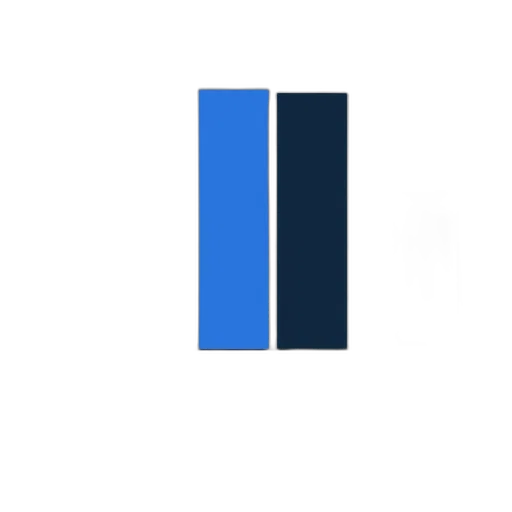 staff, pixel art, blue, monochrome transparent PNG cut-out