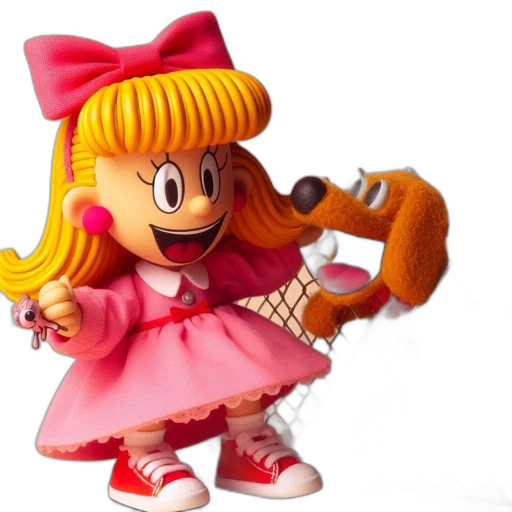 staff, weapon, dress, hair transparent PNG cut-out