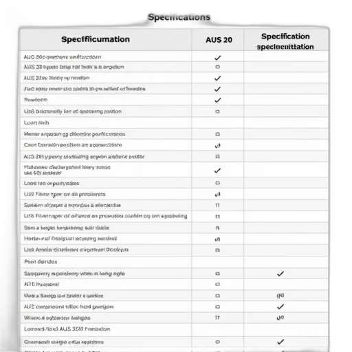 table, list, specifications, product transparent PNG cut-out