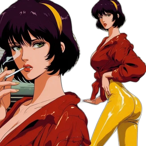 comic book art, concept art, anime, cartoon transparent PNG cut-out
