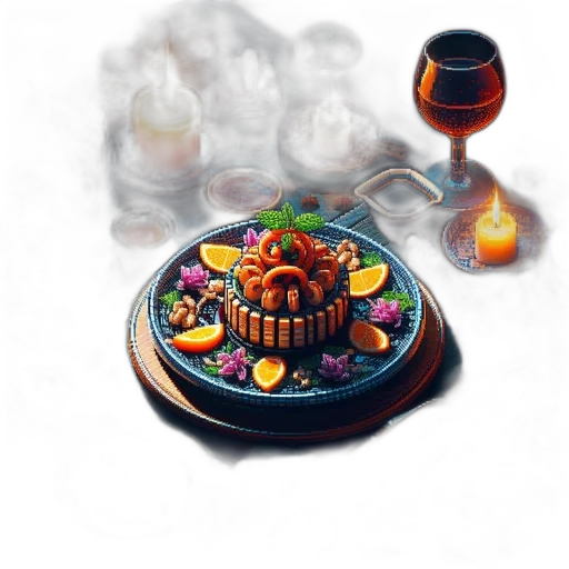 food, crown, staff, jewelry transparent PNG cut-out