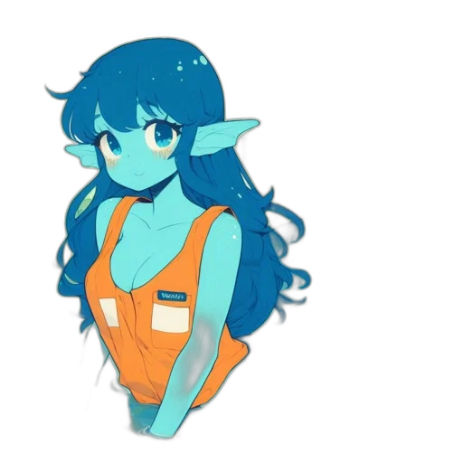 staff, dress, creature, anime transparent PNG cut-out