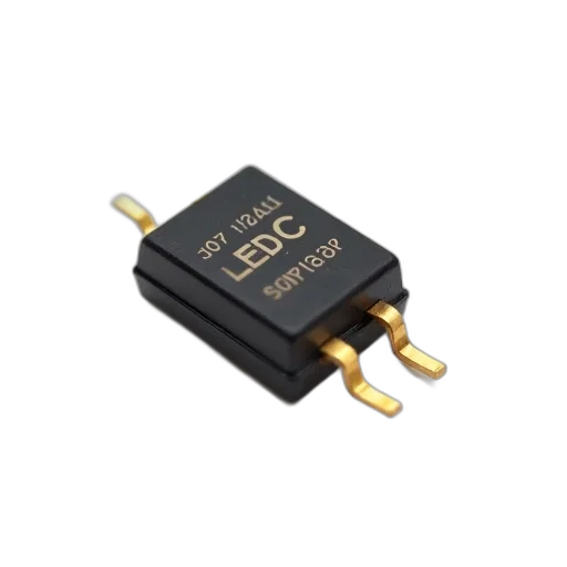 small, electronic, component, black transparent PNG cut-out