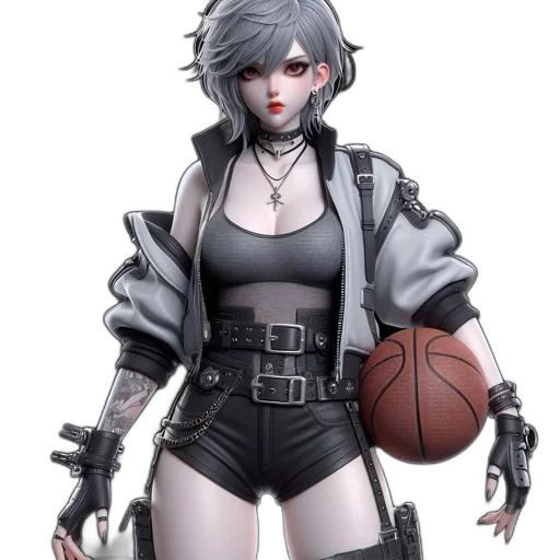 concept art, cyberpunk, fantasy art, comic book art transparent PNG cut-out