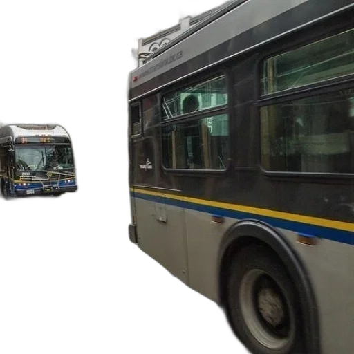 3d render, photorealistic, city, bus transparent PNG cut-out