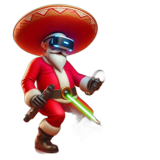 staff, weapon, robot, hat transparent PNG cut-out