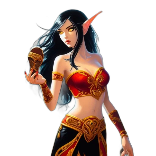 staff, fantasy art, concept art, pixel art transparent PNG cut-out