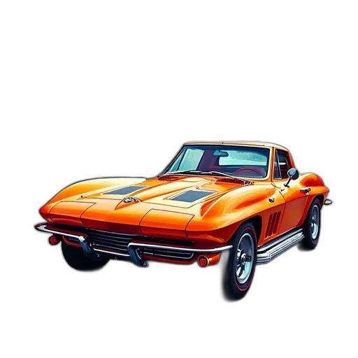 car, photorealistic, concept art, watercolor transparent PNG cut-out