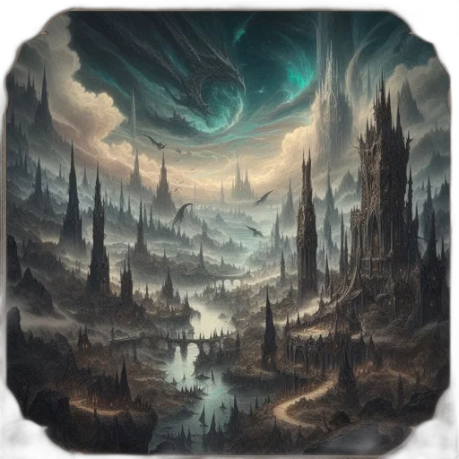 fantasy art, concept art, photorealistic, pixel art transparent PNG cut-out