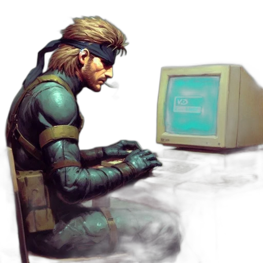 robot, weapon, jacket, cyberpunk transparent PNG cut-out