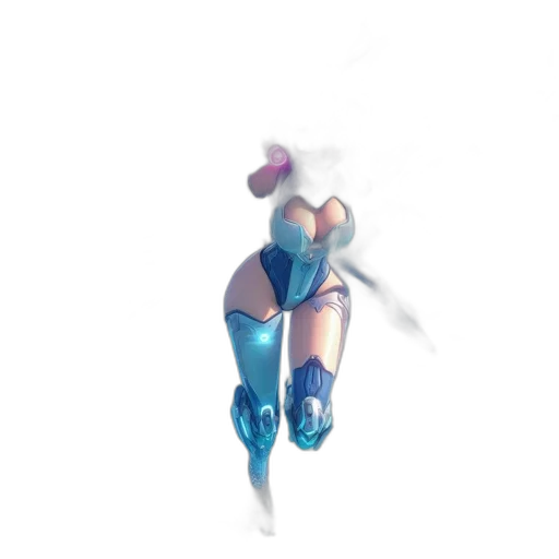 robot, staff, weapon, creature transparent PNG cut-out
