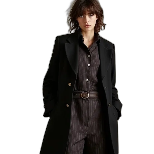 jacket, staff, dress, dark transparent PNG cut-out