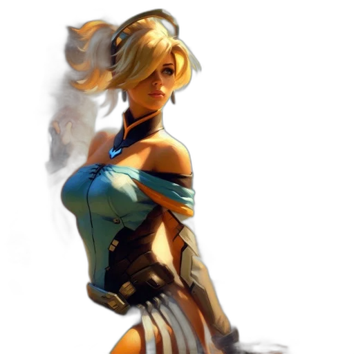 dress, staff, weapon, concept art transparent PNG cut-out
